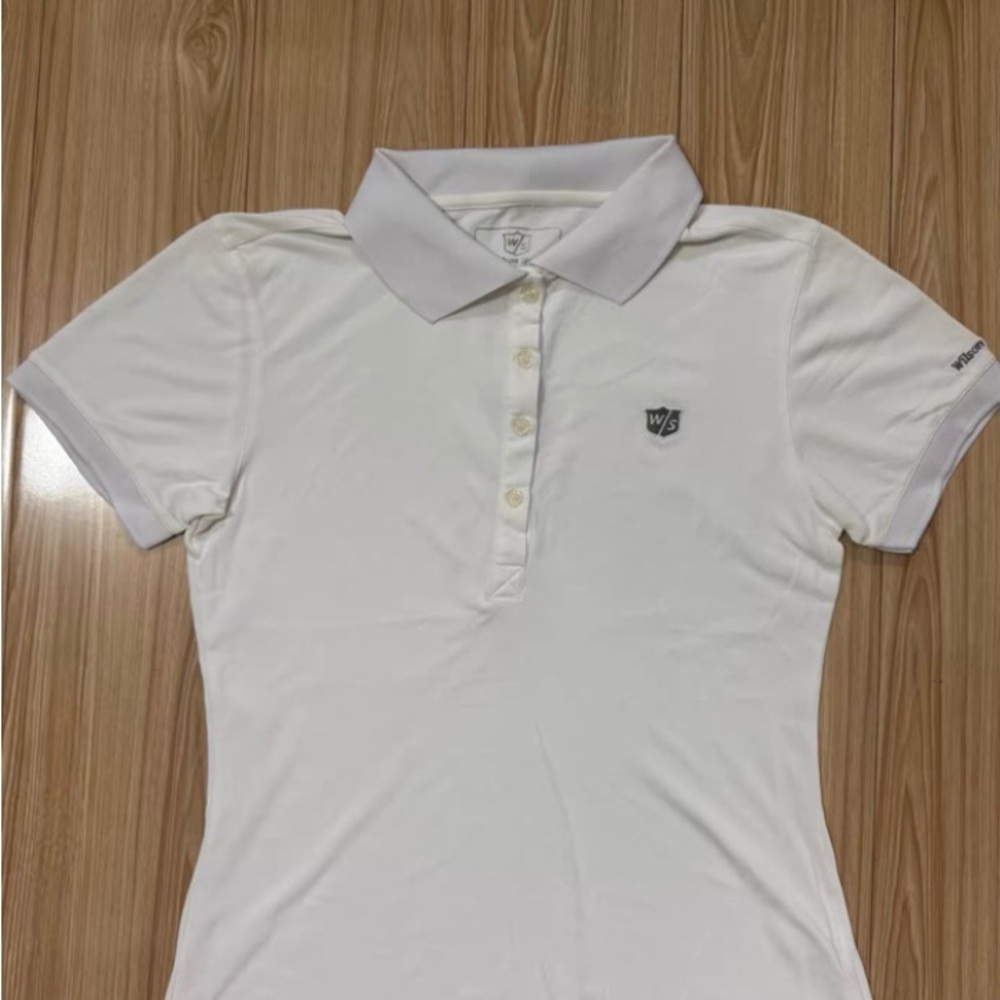 Women's White Polo Shirt